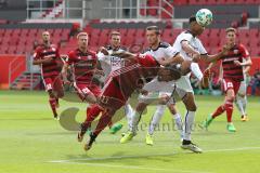 2. BL - Saison 2017/2018 - FC Ingolstadt 04 - VFB Eichstätt - Freundschaftsspiel - Dario Lezcano (#11 FCI)  beim Kopfball - Foto: Meyer Jürgen