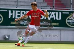 2. BL - Saison 2017/2018 - Testspiel - FC Ingolstadt 04 - FC Nantes - Stefan Kutschke (#20 FCI) beim warm machen - Foto: Meyer Jürgen