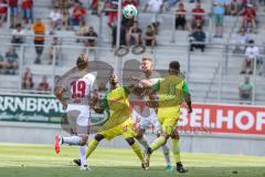 2. Bundesliga - Testspiel - Fußball - FC Ingolstadt 04 - FC Nantes - Marcel Gaus (19, FCI) Hauke Wahl (25, FCI) Kampf