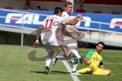 2. BL - Saison 2017/2018 - Testspiel - FC Ingolstadt 04 - FC Nantes - Dario Lezcano (#11 FCI) schiesst den 1:0 Führungstreffer - Jubel - Foto: Meyer Jürgen