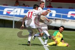 2. BL - Saison 2017/2018 - Testspiel - FC Ingolstadt 04 - FC Nantes - Dario Lezcano (#11 FCI) schiesst den 1:0 Führungstreffer - Jubel - Foto: Meyer Jürgen