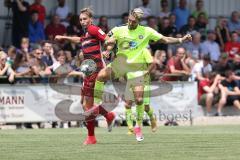 2. Bundesliga - Fußball - Testspiel - FC Ingolstadt 04 - SV Wehen Wiesbaden - links Tobias Schröck (21, FCI)