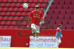 2. BL - Saison 2017/2018 - Testspiel - FC Ingolstadt 04 - FC Nantes - Antonio Colak (#7 FCI) beim warm machen - jongliert mit dem Ball - Foto: Meyer Jürgen