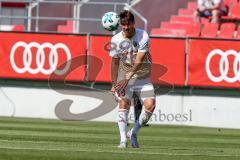 2. BL - Saison 2017/2018 - Testspiel - FC Ingolstadt 04 - FC Nantes - Roman Bregerie (#18 FCI) mit einem Pass - Foto: Meyer Jürgen