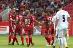 2. Bundesliga - Fußball - FC Ingolstadt 04 - Saisoneröffnung - Testspiel - Tor durch Ryoma Watanabe (23, FCI) Jubel Thomas Pledl (30, FCI) gratuliert