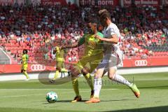 2. Bundesliga - Testspiel - Fußball - FC Ingolstadt 04 - FC Nantes - rechts Zweikampf Stefan Kutschke (20, FCI)