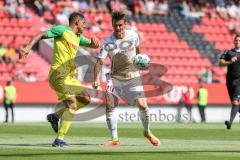 2. Bundesliga - Testspiel - Fußball - FC Ingolstadt 04 - FC Nantes - rechts Stefan Kutschke (20, FCI)