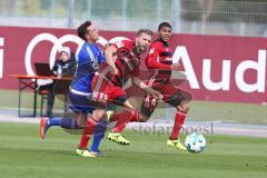 2. Bundesliga - Fußball - Testspiel - FC Ingolstadt 04 - SpVgg Unterhaching - Robert Leipertz (13, FCI) Paulo Otavio (4, FCI) Flanke