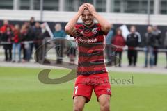 2. Bundesliga - Fußball - Testspiel - FC Ingolstadt 04 - SpVgg Unterhaching - verpasst den Ball Antonio Colak (7, FCI)