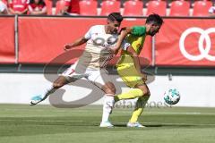 2. Bundesliga - Testspiel - Fußball - FC Ingolstadt 04 - FC Nantes - links Zweikampf Antonio Colak (7, FCI)