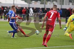 2. Bundesliga - Fußball - Testspiel - FC Ingolstadt 04 - SpVgg Unterhaching - Thomas Pledl (30, FCI)  2:0 trifft Tor Jubel Torwart Lukas Königshofer chancenlos