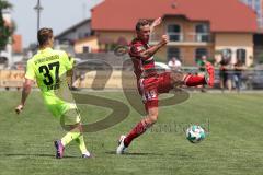 2. Bundesliga - Fußball - Testspiel - FC Ingolstadt 04 - SV Wehen Wiesbaden - Stephan Andrist und Marcel Gaus (19, FCI)