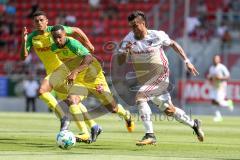 2. Bundesliga - Testspiel - Fußball - FC Ingolstadt 04 - FC Nantes - Darío Lezcano (11, FCI) rechts Spurt