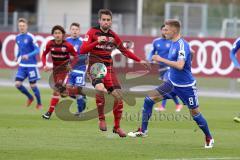 2. Bundesliga - Fußball - Testspiel - FC Ingolstadt 04 - SpVgg Unterhaching - Stefan Lex (14, FCI) und Max Dombrowka (8 SpVgg)