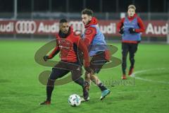 2. Bundesliga - Fußball - FC Ingolstadt 04 - Training nach Winterpause - Kapitän Marvin Matip (34, FCI) gegen Fatih Kaya (U19 Kapitän)