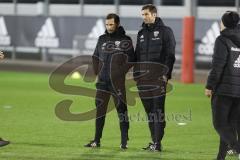 2. Bundesliga - Fußball - FC Ingolstadt 04 - Training nach Winterpause - Cheftrainer Stefan Leitl (FCI) Co-Trainer Andre Mijatovic (FCI)