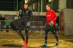 2. BL - Saison 2017/2018 - FC Ingolstadt 04 - Trainingsstart in die Rückrunde - Marco Knaller (Torwart #16 FCI) - Fabijan Buntic (#24 Torwart FCI) - Foto: Meyer Jürgen