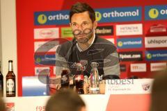 2. Bundesliga - Fußball - Fortuna Düsseldorf - FC Ingolstadt 04 - Pressekonferenz nach dem Spiel Cheftrainer Stefan Leitl (FCI)