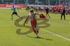 B-Junioren Bayernliga- U17 - FC Ingolstadt - TSV 1860 München - Ezeala Ikenna rot FCI trifft zum 1:0 Führungstreffer - jubel - Foto: Jürgen Meyer