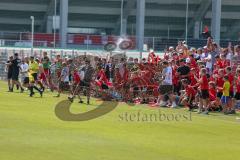 B-Junioren Bayernliga- U17 - FC Ingolstadt - TSV 1860 München - Ezeala Ikenna rot FCI trifft zum 1:0 Führungstreffer - jubel - Foto: Jürgen Meyer