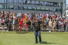 B-Junioren Bayernliga- U17 - FC Ingolstadt - TSV 1860 München - Fans - jubel - fahne - Foto: Jürgen Meyer