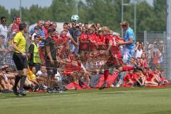 B-Junioren Bayernliga- U17 - FC Ingolstadt - TSV 1860 München - Oberhuber Daniel rot FCI - Trainer Kaupp Patrick - Fans - Foto: Jürgen Meyer