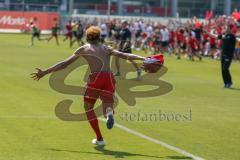 B-Junioren Bayernliga- U17 - FC Ingolstadt - TSV 1860 München - Ezeala Ikenna rot FCI trifft zum 1:0 Führungstreffer - jubel - Foto: Jürgen Meyer