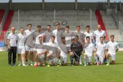 U 19 Bayernliga - Fußball - FC Ingolstadt 04 - FC Ismaning - 1:0 - Ingolstadt steigt in die Bundesliga auf, Gruppenfoto FC Ismaning