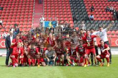 U 19 Bayernliga - Fußball - FC Ingolstadt 04 - FC Ismaning - 1:0 - Ingolstadt steigt in die Bundesliga auf, Bayerischer Meister U19 A-Jugend 2018