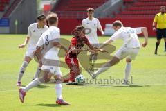 U 19 Bayernliga - Fußball - FC Ingolstadt 04 - FC Ismaning - 1:0 - Ingolstadt steigt in die Bundesliga auf, mitte Maximilian Ahammer (FC ING)