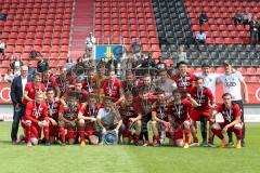 U 19 Bayernliga - Fußball - FC Ingolstadt 04 - FC Ismaning - 1:0 - Ingolstadt steigt in die Bundesliga auf, Bayerischer Meister U19 A-Jugend 2018