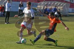 A-Junioren / Bayernliga / Bayern - FC Ingolstadt 04 - SG Quelle Fürth - Arjon Kryeziu #6 weiss FCI -  Foto: Jürgen Meyer