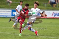 FC Ingolstadt 04 - B-Junioren - Landesliga - Freundschaftsspiel gegen Hertha BSC Berlin - Bas Emir rot FCI - Foto: Jürgen Meyer