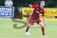 FC Ingolstadt 04 - B-Junioren - Landesliga - Freundschaftsspiel gegen Hertha BSC Berlin - Huber Quirin rot FCI - Foto: Jürgen Meyer