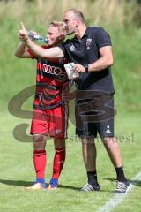 FC Ingolstadt 04 - B-Junioren - Landesliga - Freundschaftsspiel gegen Hertha BSC Berlin - Trainer FCI Kaupp Patrick - Gestik - Anweisung - Foto: Jürgen Meyer