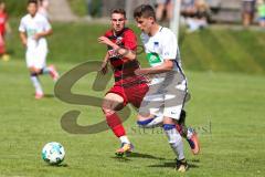 FC Ingolstadt 04 - B-Junioren - Landesliga - Freundschaftsspiel gegen Hertha BSC Berlin - Altunay Emre rot FCI - Foto: Jürgen Meyer