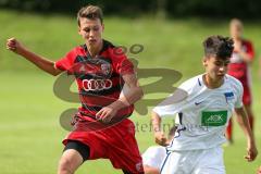 FC Ingolstadt 04 - B-Junioren - Landesliga - Freundschaftsspiel gegen Hertha BSC Berlin - Blabl Christoph rot FCI - Foto: Jürgen Meyer