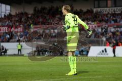 Regionalliga Bayern - FC Ingolstadt 04 - 1860 München - Torwart Hendrik Bonmann jubelt