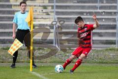 Regionalliga Bayern - Saison 2017/2018 - FC Ingolstadt 04 II - VFR Garching - Michael Senger FCI II beim Eckball - Foto: Meyer Jürgen