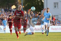 Regionalliga Bayern - FC Ingolstadt 04 - 1860 München - Joey Breitfeld und rechts Eric Weeger
