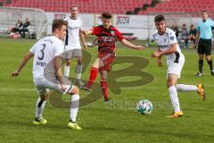 Regionalliga Bayern - Saison 2017/2018 - FC Ingolstadt 04 II - VFR Garching - Michael Senger rot FCI II - Foto: Meyer Jürgen