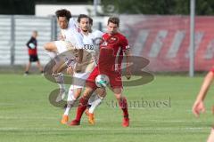 Regionalliga Bayern - FC Ingolstadt 04 II U21 - FC Memmingen - Ryoma Watanabe links mitte hinten Jonatan Kotzke