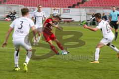 Regionalliga Bayern - Saison 2017/2018 - FC Ingolstadt 04 II - VFR Garching - Michael Senger rot FCI II - Foto: Meyer Jürgen