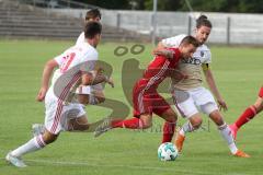 Regionalliga Bayern - FC Ingolstadt 04 II U21 - FC Memmingen - Zweikampf rechts Jonatan Kotzke (FCI), links Gianluca Mario Rizzo (10 FCI)