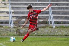 Regionalliga Bayern - Saison 2017/2018 - FC Ingolstadt 04 II - VFR Garching - Michael Senger FCI II beim Eckball - Foto: Meyer Jürgen