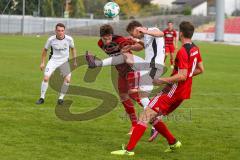 Regionalliga Bayern - Saison 2017/2018 - FC Ingolstadt 04 II - VFR Garching - Lukas Gerlspeck FCI II beim Kopfball - Foto: Meyer Jürgen