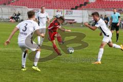 Regionalliga Bayern - Saison 2017/2018 - FC Ingolstadt 04 II - VFR Garching - Michael Senger rot FCI II - Foto: Meyer Jürgen