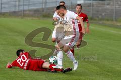 Regionaliga Bayern 2017/18 - FC Ingolstadt 04 II - FC Memmingen - Maurice Multhaup weiss FCI -  Foto: Jürgen Meyer