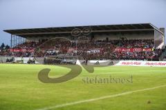 Regionalliga Bayern - FC Ingolstadt 04 - 1860 München - Gut gefülltes ESV Stadion Haupttribüne