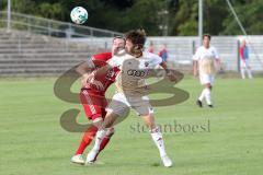 Regionalliga Bayern - FC Ingolstadt 04 II U21 - FC Memmingen - Zweikammpf rechts Ryoma Watanabe (FCI), links Stefan Heger (FCM)